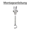 MDEKOR Wandträger 1-läufig Weiß Glänzend R Wandhalter mit Produktbild-Vorschau 11