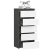 Commode CL5 40 cm Gris Graphite Blanc Voir les images du produit 2