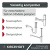 Tauchrohr, Chrom, 1 1/4" x 32 mm x 200 mm, für Siphon Produktbild-Vorschau 6