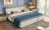 Sweiko Doppelbett Holzbett Schwebebett mit Kopfteil aus Produktbild-Vorschau 12