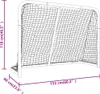 vidaXL Hokejová bránka so sieťou červená a biela 153x60x118 Náhľad obrázku produktu 6