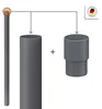 INEFA 200cm Fallrohr Kunststoff DN50 (50mm) Anthrazit, Produktbild-Vorschau 3