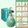 Vase en Mosaïque Kit DIY Vert - Kit créatif Vase à fleurs Voir les images du produit 5
