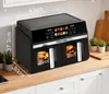 Fritéza na horúci vzduch 10 l, dvojkomorová, Air Fryer, 2x5 Náhľad obrázku produktu 4