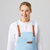 Latzschürze Canvas 70 x 80 cm light blue : light blue : Produktbild-Vorschau 6