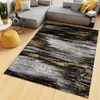 Tapiso Teppich MAYA Modern Schwarz Grau Gelb Schlafzimmer  Produktbild-Vorschau 1