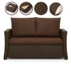 Tuinkussenset Bruin – 100x50 + 2x50x56 cm – Voor tuinbanken Productafbeelding-voorbeeld 7