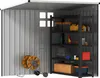 Outsunny Metall Gerätehaus 2,6m² 128x193x181cm Produktbild-Vorschau 8