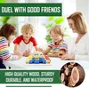 Holz Brettspiel, 4-Spieler Shut The Box Spiel Würfelspiel Produktbild-Vorschau 3