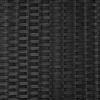A close-up view of a black rattan weave pattern. Voir les images du produit