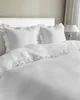 Deco4Home Bettwäsche mit Rüschen | 160x200 | Weiß Produktbild-Vorschau 5