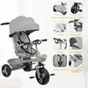 Kinderdreirad Baby-Dreirad Drehbarer Sitz Fahrrad Baby Produktbild-Vorschau 5