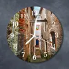 Glasuhr Wanduhr Küchenuhr Echt-Glas 30fi cm Gasse Produktbild-Vorschau 2