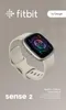 Fitbit Sense 2 Lunar White / Platinum Produktbild-Vorschau 11