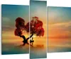 Bild auf Leinwand - Leinwandbild - See Natur Nacht - Produktbild-Vorschau 1