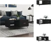 vidaXL Couchtisch Schwarz 90x50x40 cm Holzwerkstoff -  Produktbild-Vorschau 1
