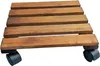 STOLMAK Podstavec pod kvetináč na kolieskach 30x30x8 cm Náhľad obrázku produktu 3