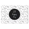 MuchoWow® Mauspad Mousepad Zitate - Text - Oh happy day - Produktbild-Vorschau 1
