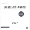 Premium-Bastelkalender weiß mittel 2027 Produktbild-Vorschau 1