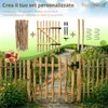 Floranica recinzione a staccionata in nocciolo castagno 5m Anteprima dell’immagine prodotto 3