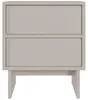 Selsey Sanva - Nachttisch 2-schubladig, Kaschmir, 50 cm Produktbild-Vorschau 8