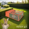 tectake® Hasenstall Murphy faltbar, aus lackiertem Holz 150 Produktbild-Vorschau 8