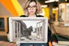 MuchoWow® Laptop Aufkleber Sticker Cover Durchblick - Holz Produktbild-Vorschau 5