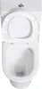 A top-down view of a white toilet with the lid and seat open. Produktbild-Vorschau