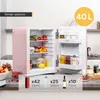 TZS First Austria - Mini Frigo Retro 40L - Silenzioso 22dB Anteprima dell’immagine prodotto 5
