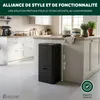 Poubelle eluno, capacité de 58 litres, poubelle à 3 Voir les images du produit 2