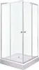 A standalone shower cabin on a white background. Podgląd zdjęcia produktu