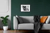 MuchoWow® MuchoWow® Gerahmtes Poster Schwarzer Wolf in Produktbild-Vorschau 8