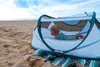 DERYAN BabyBox Campingbett - Babyzelt - Himmelblau Produktbild-Vorschau 6