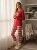 Piżama damska Grinch czerwona świąteczna Podgląd zdjęcia produktu 5