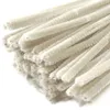 Pfeifenreiniger 20er Chenille-Draht 6mm, Länge 30cm, creme Produktbild-Vorschau