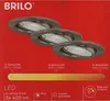 Briloner LED Einbauleuchten nickel 3er-Set 3xLED/GU10/5W Produktbild-Vorschau 11