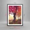 Gerahmtes Poster - Schwarzer Rahmen - Baum Natur Wiese - Produktbild-Vorschau 5