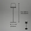 Lampada da tavolo a LED a batteria Lampada da tavolo Anteprima dell’immagine prodotto 9
