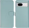 Selencia Echtleder Klapphülle Google Pixel 8a - Air Blue Produktbild-Vorschau 1