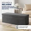CASARIA® Panca Contenitore Pieghevole 115x40x40cm con Anteprima dell’immagine prodotto 2