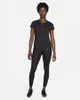 Nike W Nk One Df Ss Slim Top Black/White L Produktbild-Vorschau 5