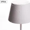 LED-Tischleuchte ROLF KERN „Club“ 25cm weiß Akku dimmbar Produktbild-Vorschau 4