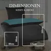Biancheria da letto reversibile Cashmere Touch - Cloud Anteprima dell’immagine prodotto 5