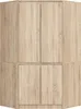 BDW Armoire d'angle de chambre à coucher avec rallonge, 6 Voir les images du produit 3