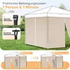 Sekey 2 Seitenteile für 3x3 /3x6m/3x9m pavillon mit Produktbild-Vorschau 4