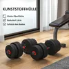 Set di manubri HOMCOM 2 in 1 da 30 kg: manubri regolabili e Anteprima dell’immagine prodotto 7