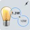 LUMILED LED Lampen E27 Warmweiss ST45/S14 1,3W Ersetzt 10 W Produktbild-Vorschau 6