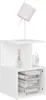 vidaXL Tables de nuit 2 pcs. Blanc 35x35x55 cm Bois Voir les images du produit 5
