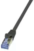 LogiLink Patchkabel Kat. 6A S/FTP 0,5 m schwarz Produktbild-Vorschau 1