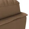 vidaXL Ležadlo s vankúšom z hnedej tkaniny Náhľad obrázku produktu 7